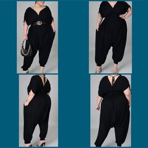 Women Plus Harem Jumpsuit- SUPER CUTE